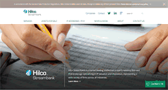 Desktop Screenshot of hilcostreambank.com